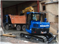 Minipala KOMATSU PC88MR