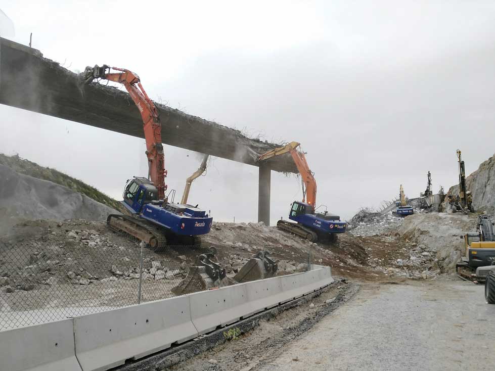 demolición puente arteixo