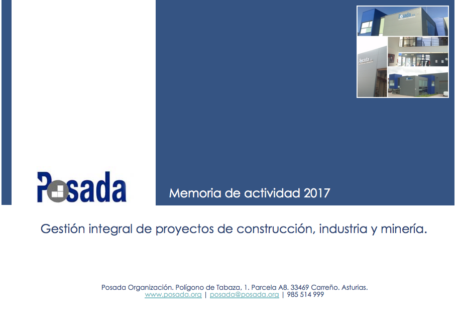 memoria actividad construcción demolición Posada Organización